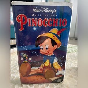 Rare! Walt Disney Masterpuece Collection Pinocchio VHS 239